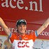 Frank Schleck sur le podium de l'Amstel Gold Race 2006